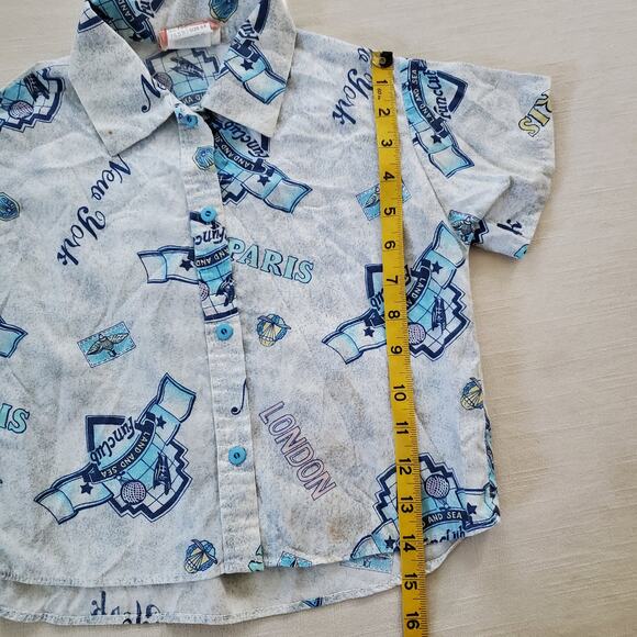 Vintage Travel Places Shirt 3t/4t - Picture 8 of 10